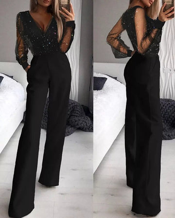 Black Casual Jumpsuit for Women | Vanessa