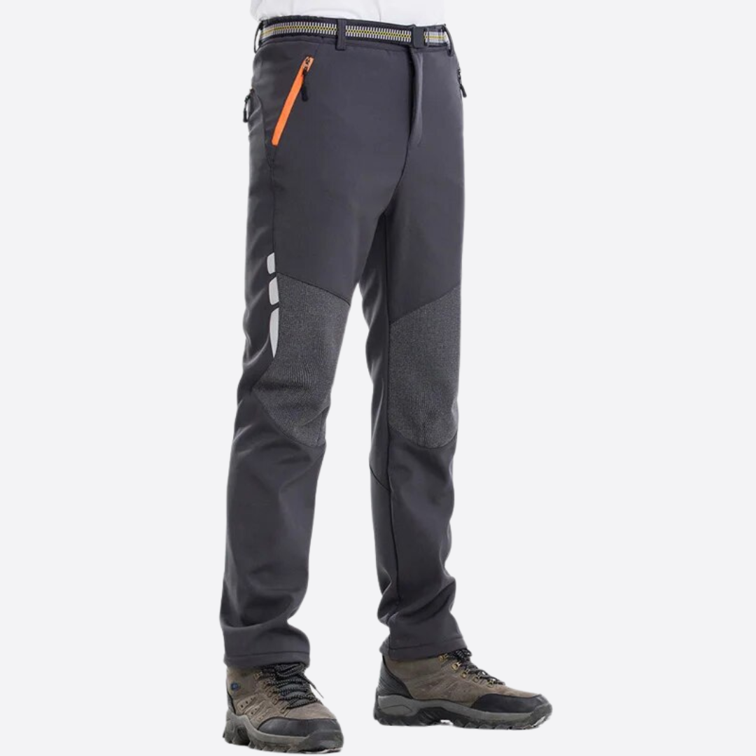 Men's Waterproof Trousers - Lined Two-Tone with Zip Pockets