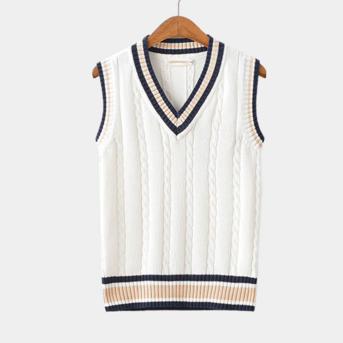 Classic Sleeveless V-Neck Vest for Men | James