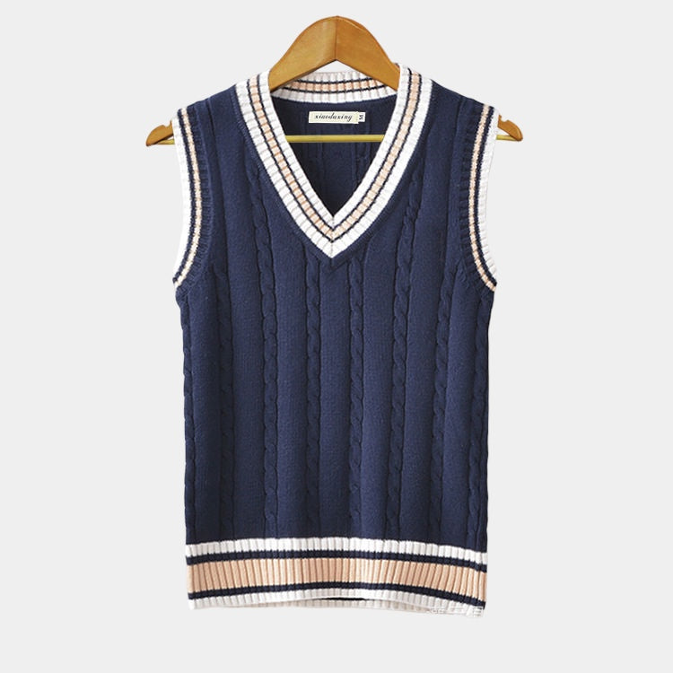 Classic Sleeveless V-Neck Vest for Men | James