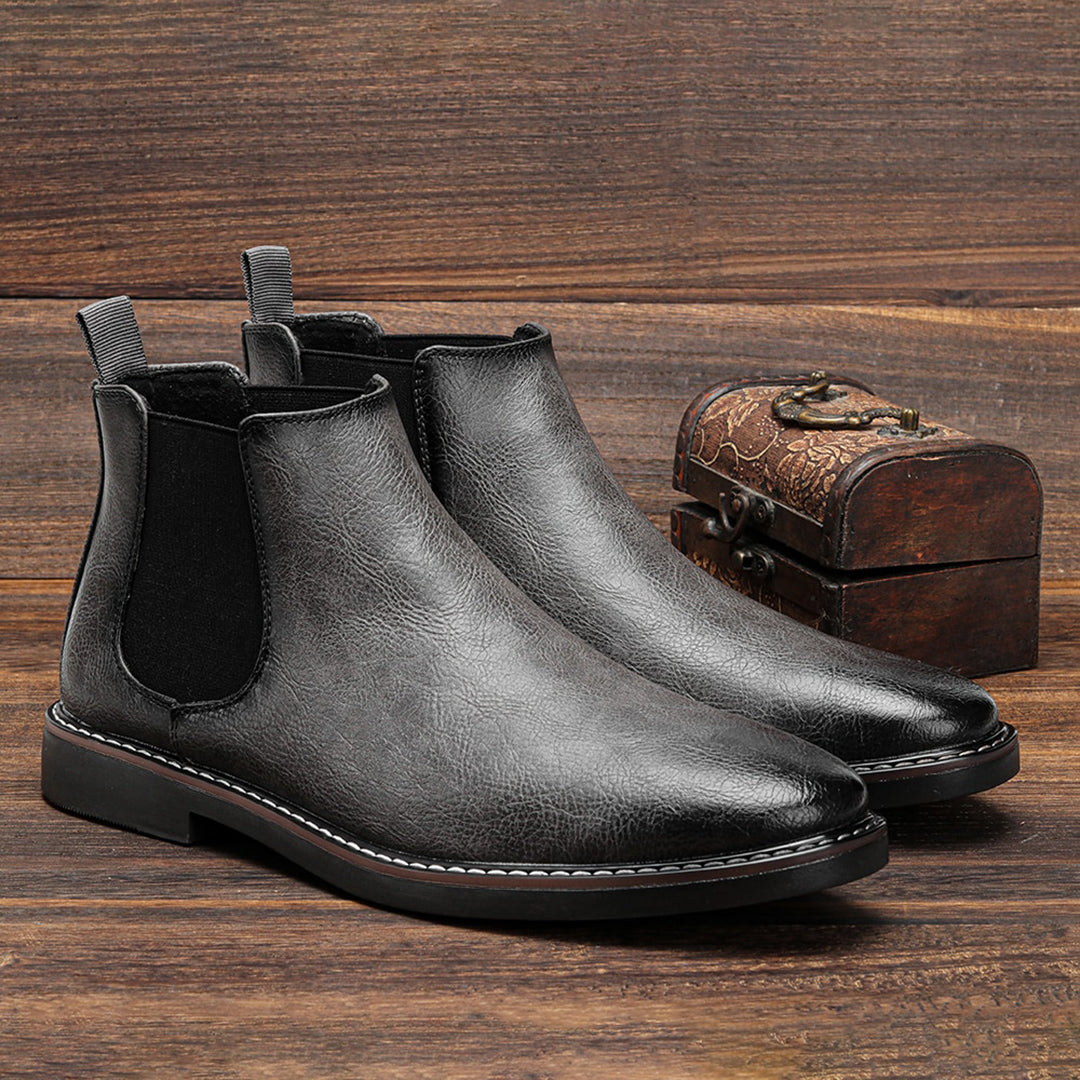 Men's Chelsea Boots - Ankle with Elastic Side Panels