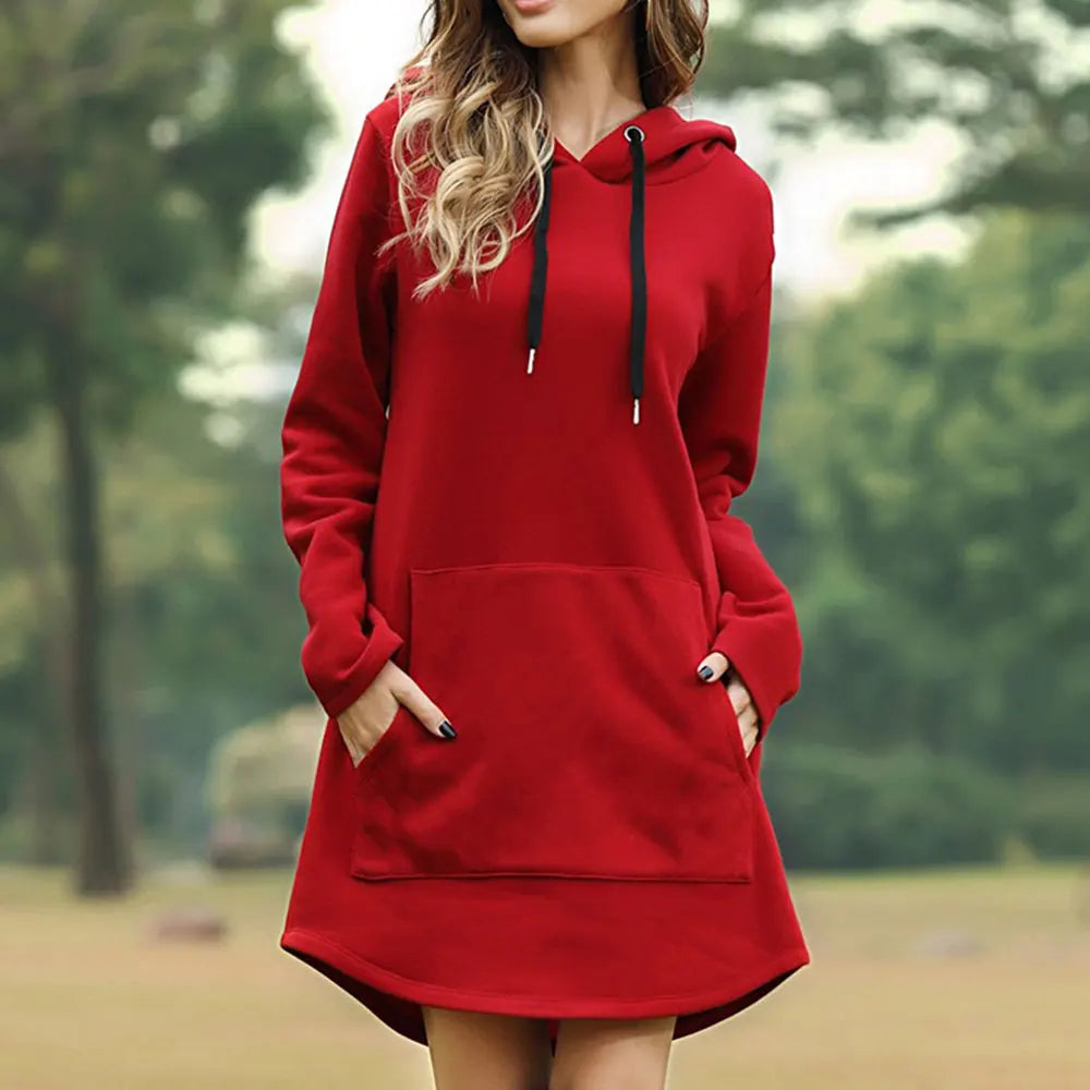Olivia - Long Style Hoodie for Fall and Winter for Women
