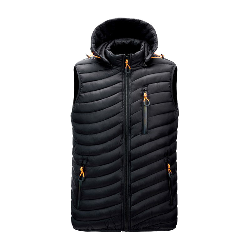 Men's Gilet - Hooded with Zip Pockets