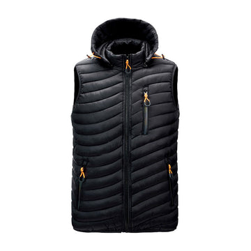 Men's Gilet - Hooded with Zip Pockets
