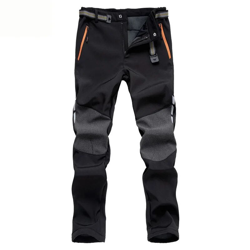 Men's Waterproof Trousers - Lined Two-Tone with Zip Pockets