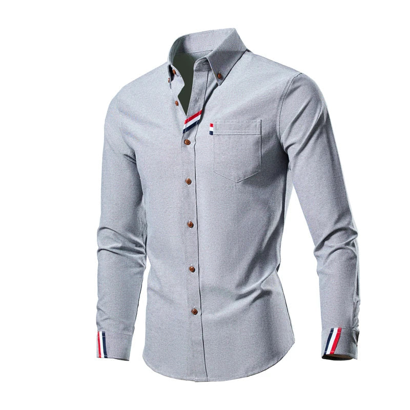 Casual and Classic Long-Sleeve Shirt for Men