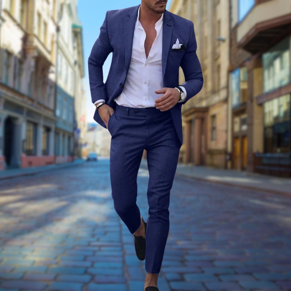 Slim Fit Wedding Guest Suit for Men