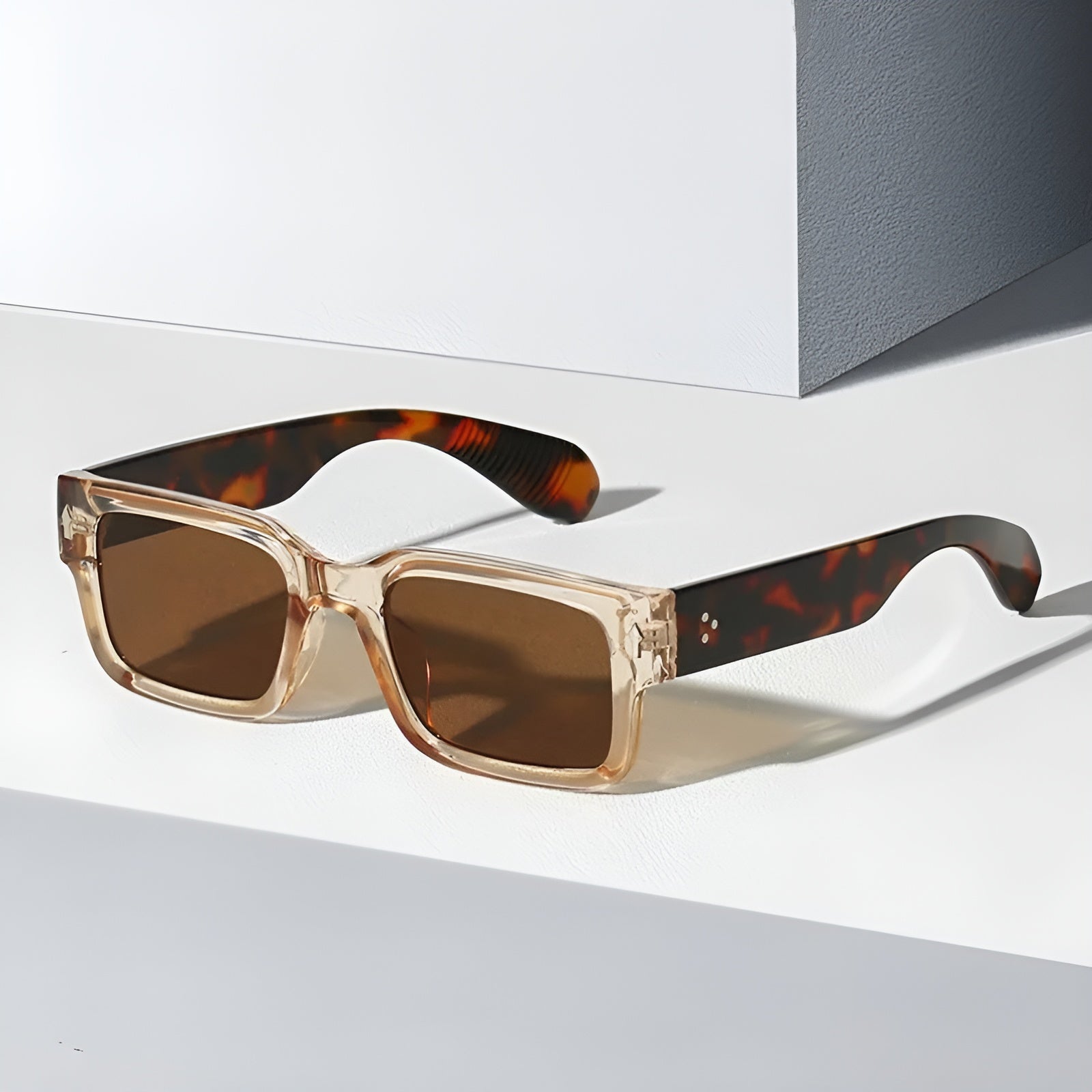 Retro Square UV400 Sunglasses for Men