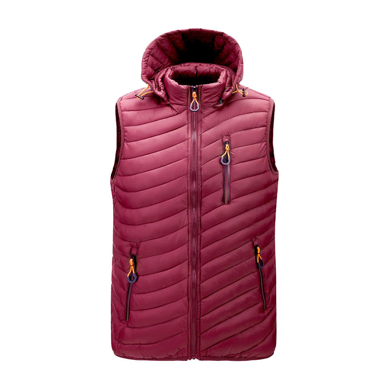 Men's Gilet - Hooded with Zip Pockets