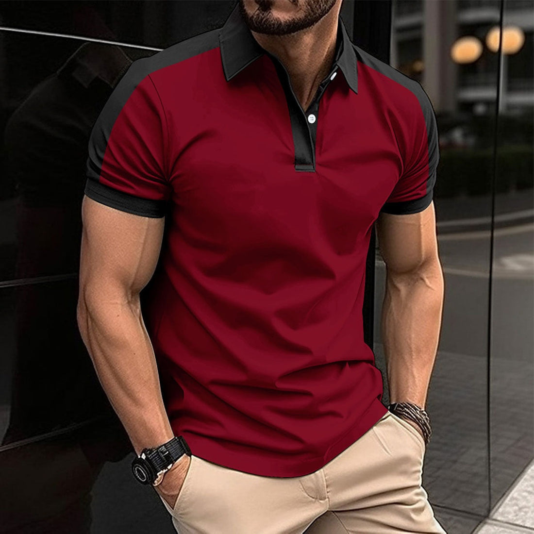 Slim-Fit Polo Shirt for Men