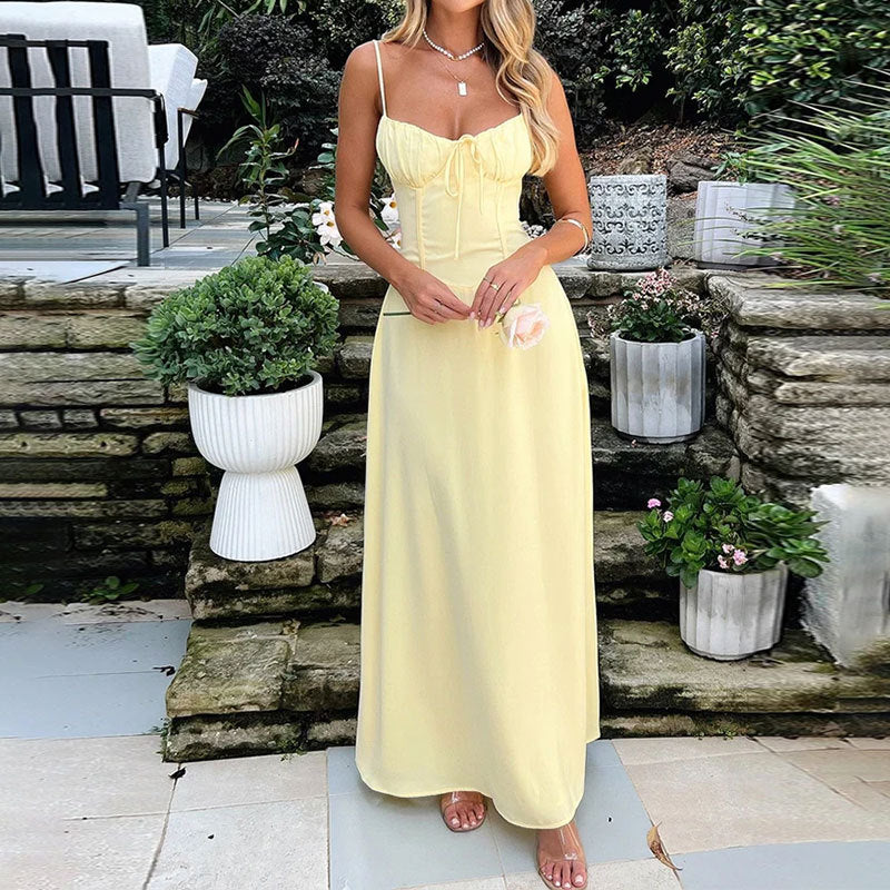 Elegant A-Line Maxi Dress for Women