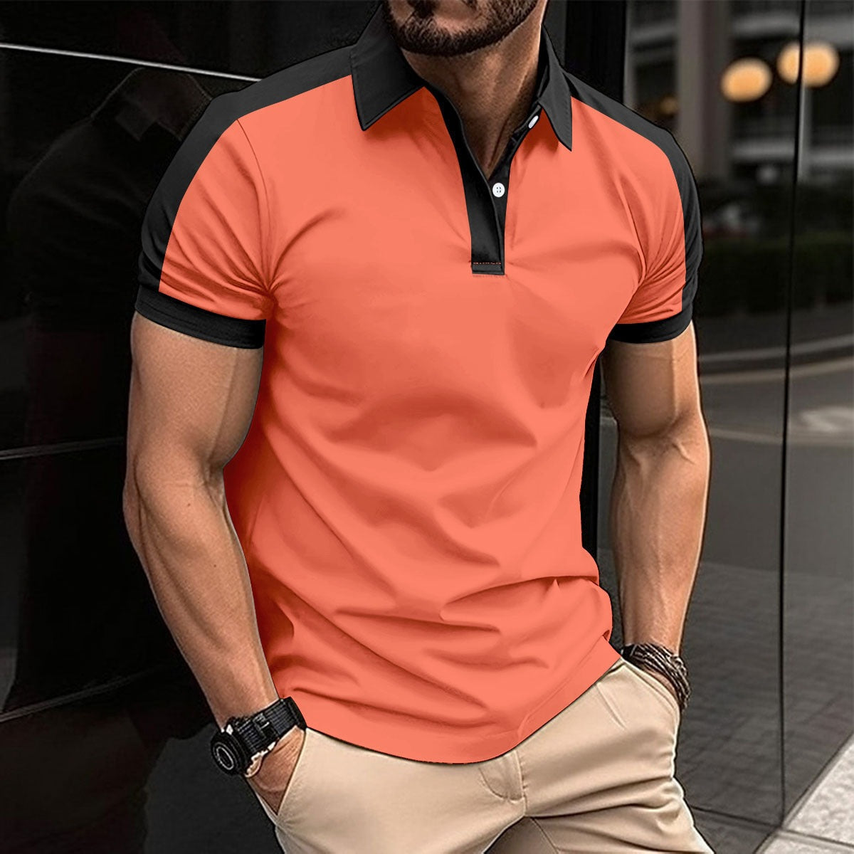 Slim-Fit Polo Shirt for Men