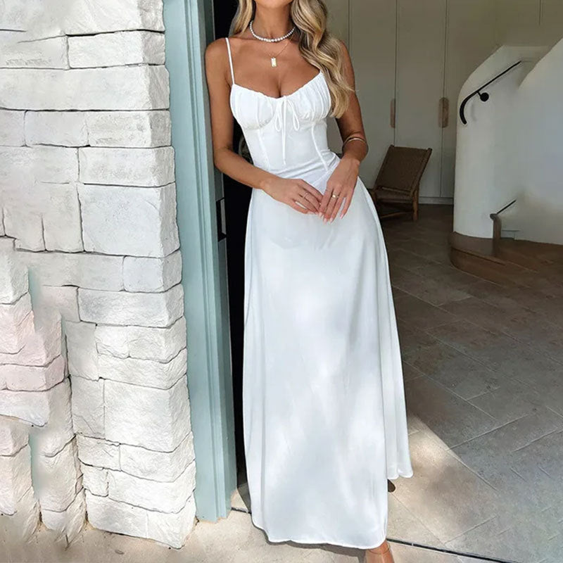 Elegant A-Line Maxi Dress for Women
