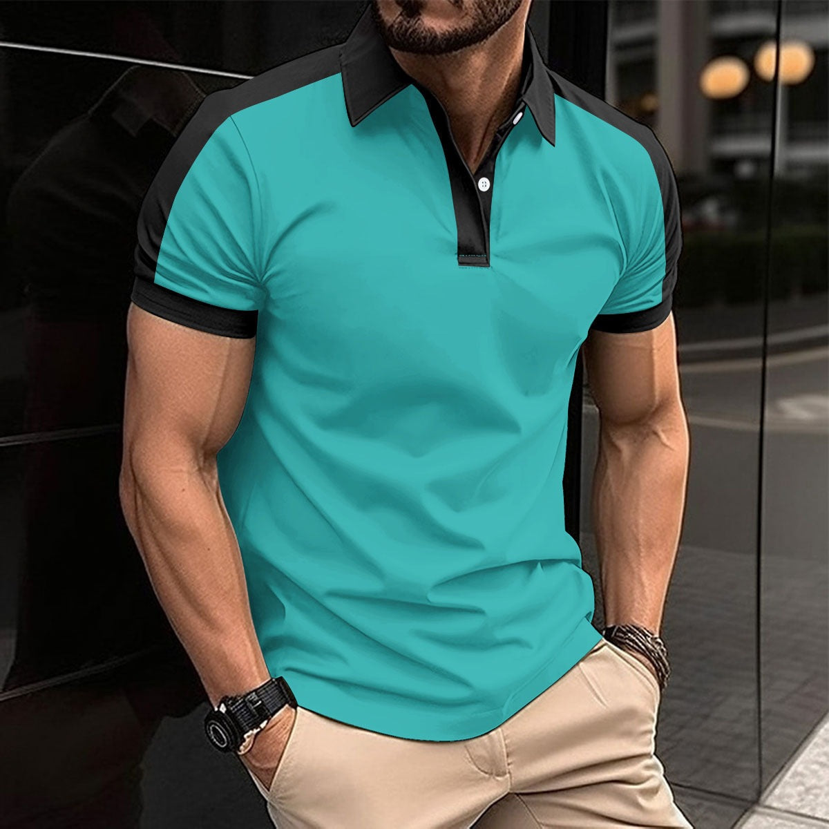 Slim-Fit Polo Shirt for Men