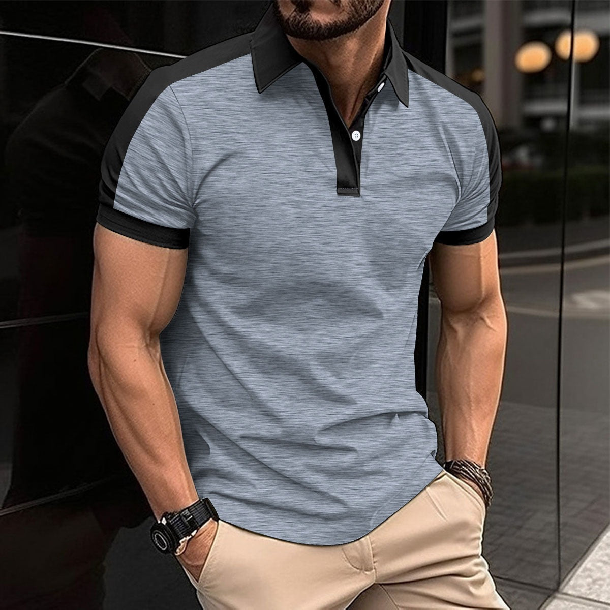Slim-Fit Polo Shirt for Men