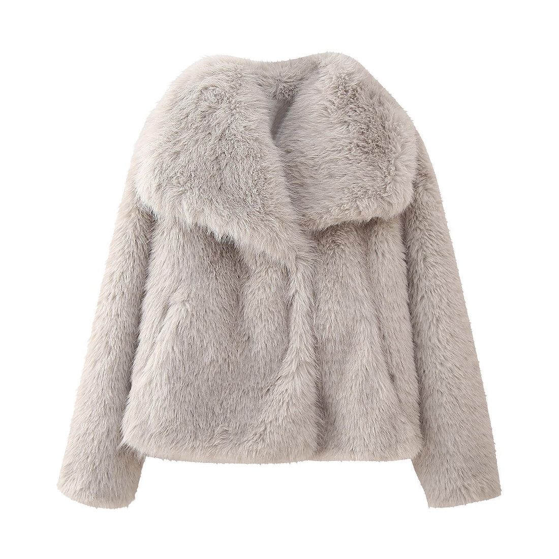 Women's Fur Winter Jacket - Elegant Outerwear