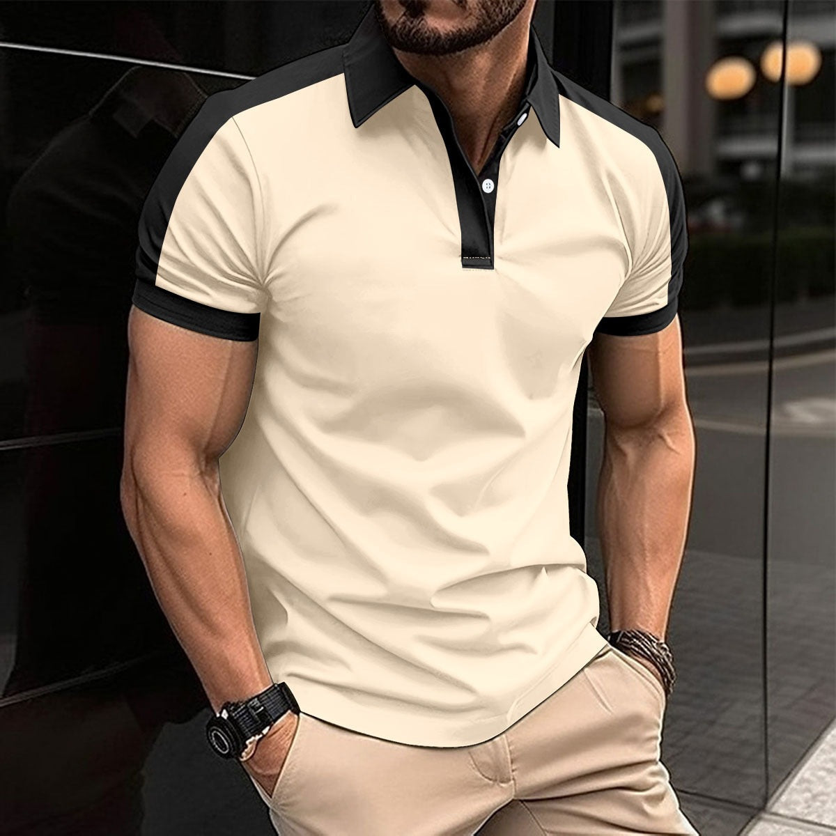 Slim-Fit Polo Shirt for Men