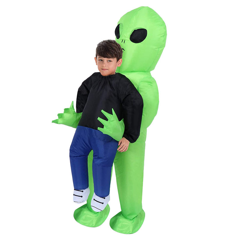 Men's Inflatable Alien Halloween Costume - Funny Unisex ET Fancy Dress
