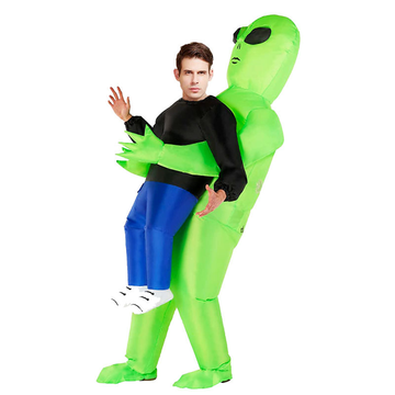 Men's Inflatable Alien Halloween Costume - Funny Unisex ET Fancy Dress