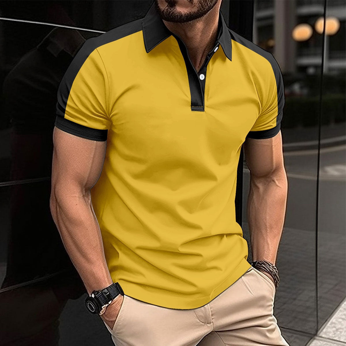 Slim-Fit Polo Shirt for Men