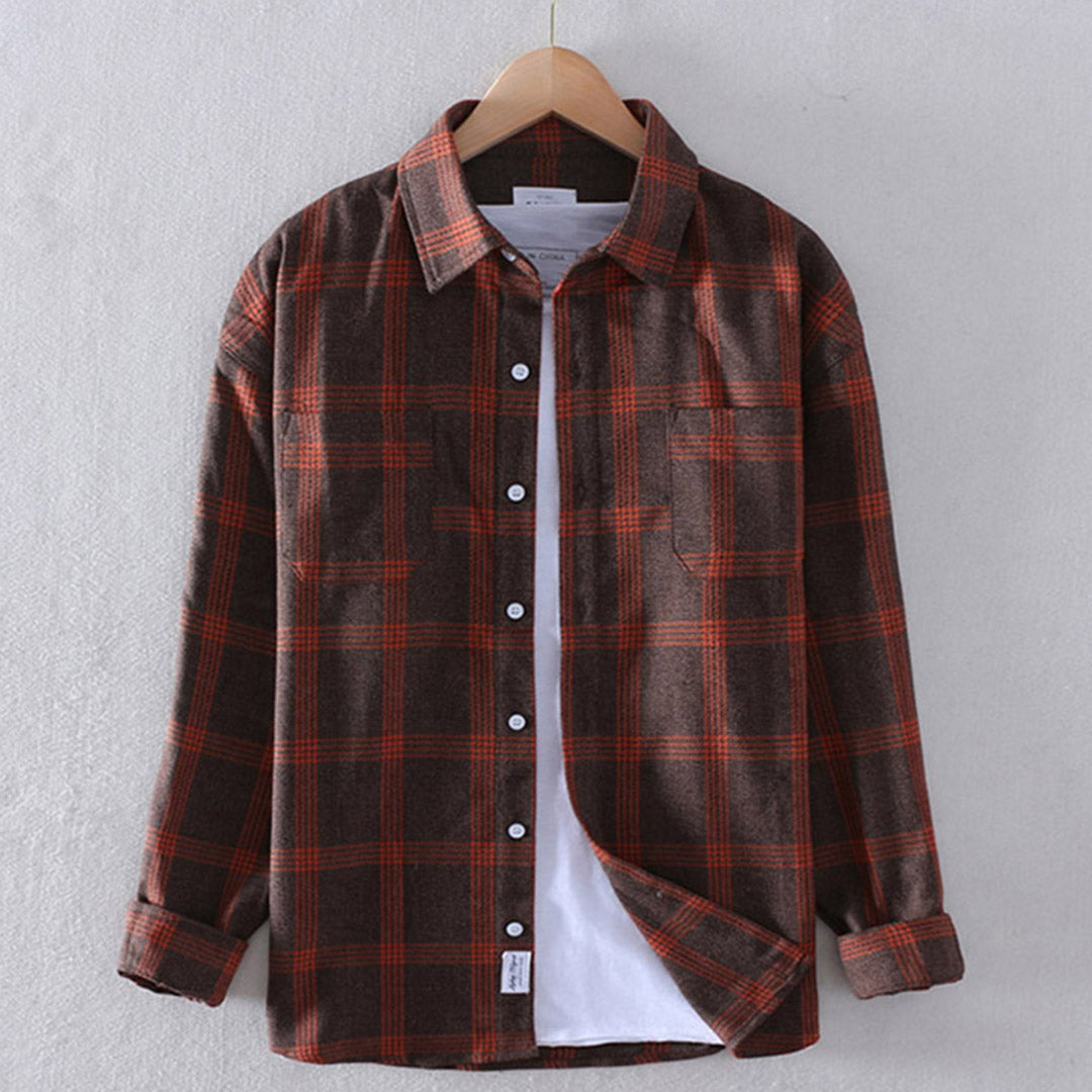 Casual and Stylish Plaid Shirt for Men