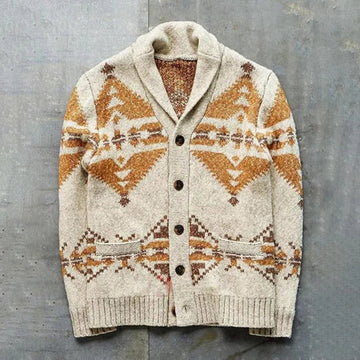 Matteo - Vintage-Style Knit Jacket for Men