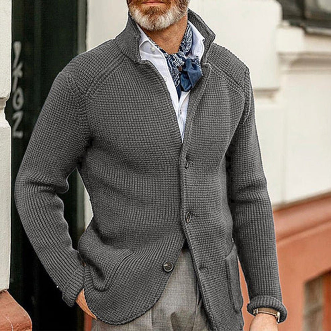Men's Modern Knit Cardigan - Versatile Casual Vest