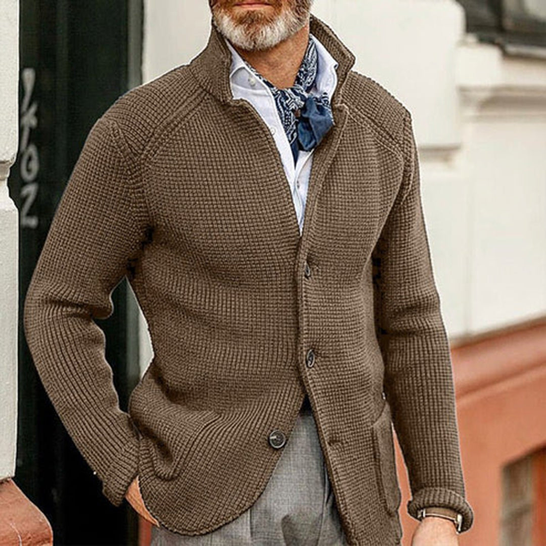 Men's Modern Knit Cardigan - Versatile Casual Vest