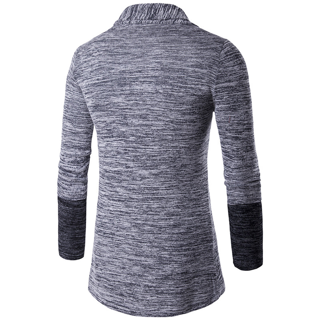 Men's Open-Front Knit Cardigan - Versatile Casual Style
