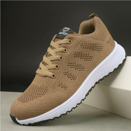 Women's Breathable Sports Trainers - Lightweight Casual Active Sneakers