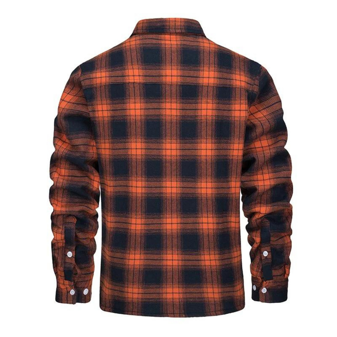 Men's Plaid Winter Jacket - Cosy Lined
