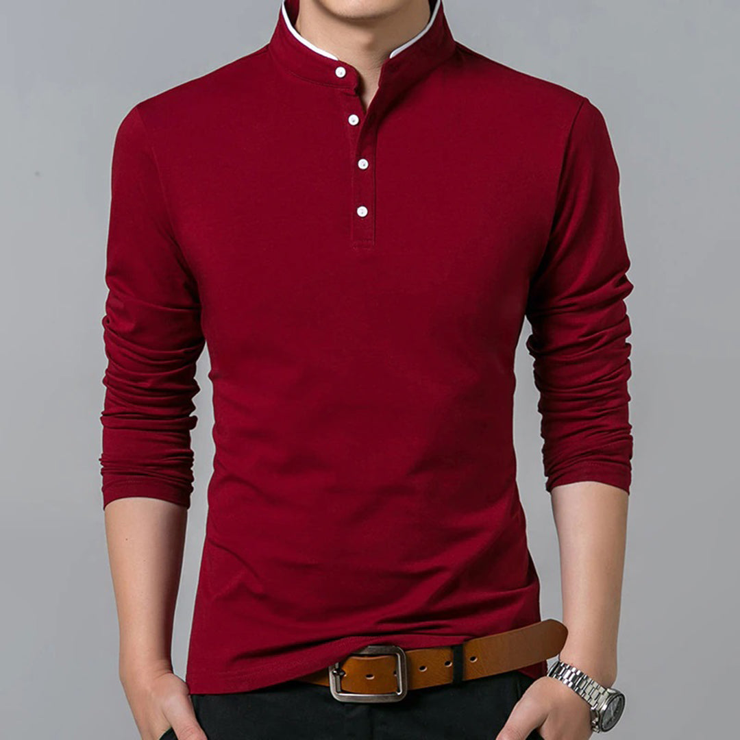 Trendy and Stylish Long Sleeve Polo Shirt for Men