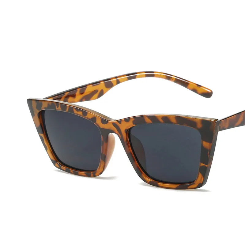 Vintage Square Cat Eye UV400 Sunglasses for Women