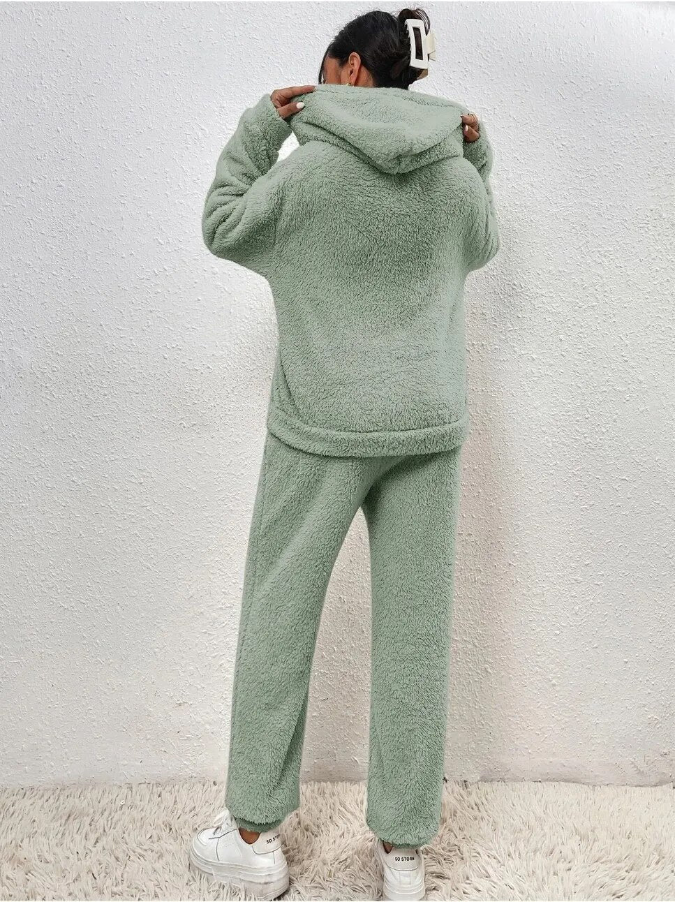 Women's Loungewear Set - with Pullover Hoodie & Joggers