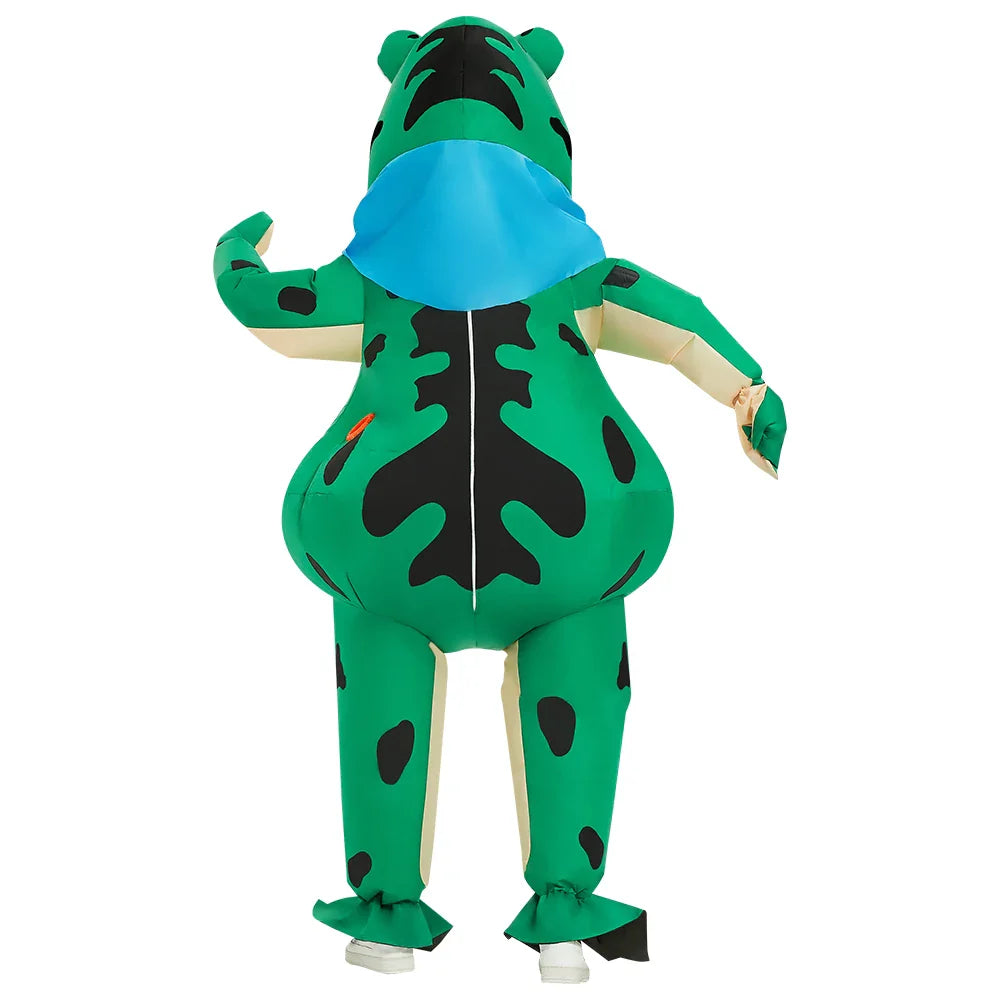 Unisex Adult Inflatable Frog Halloween Costume - Funny Animal Fancy Dress Outfit