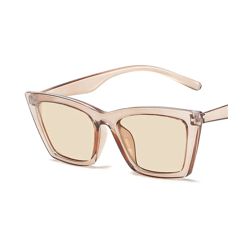 Vintage Square Cat Eye UV400 Sunglasses for Women