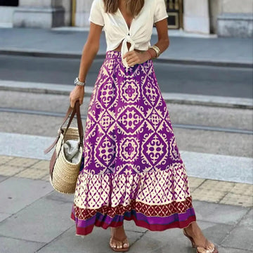 Stylish Patterned Skirt for Women | Alyssa