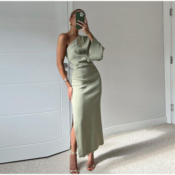Stylish and Elegant Green Dress for Women | Noa