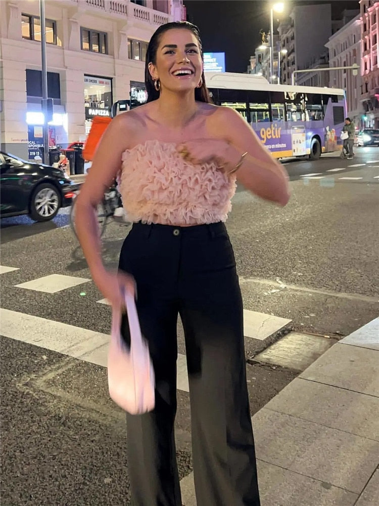 Stylish Strapless Top for Women | Mia