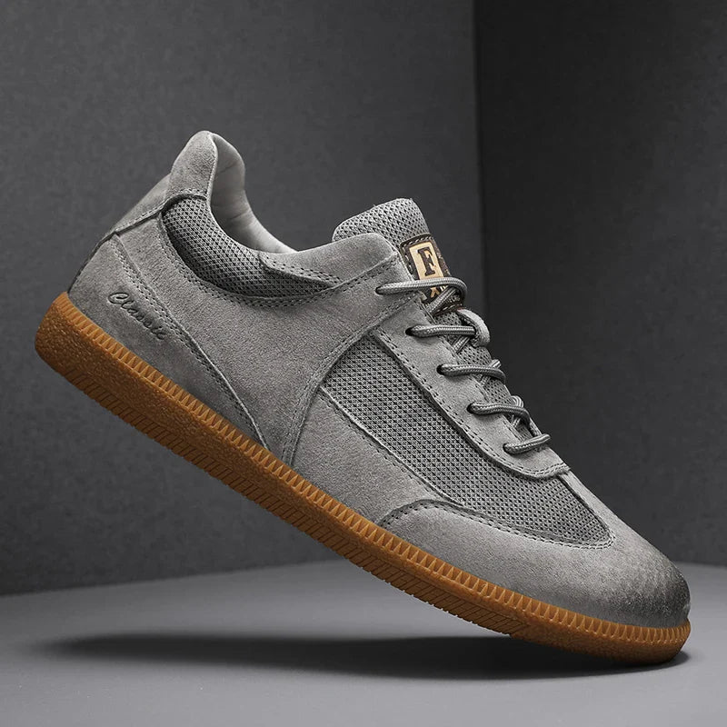 Men's Trainers - Gum Sole with Low-Top Design