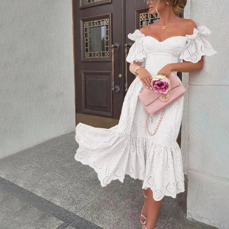 Elegant Off-the-Shoulder Dress for Women | Amara