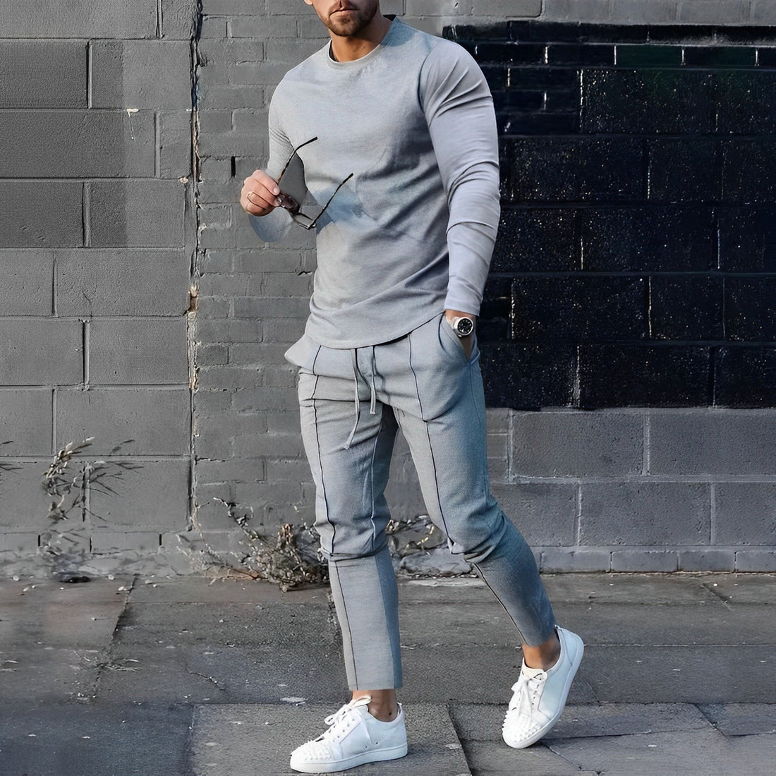 Modern and Trendy Sweatshirt and Pants Set for Men