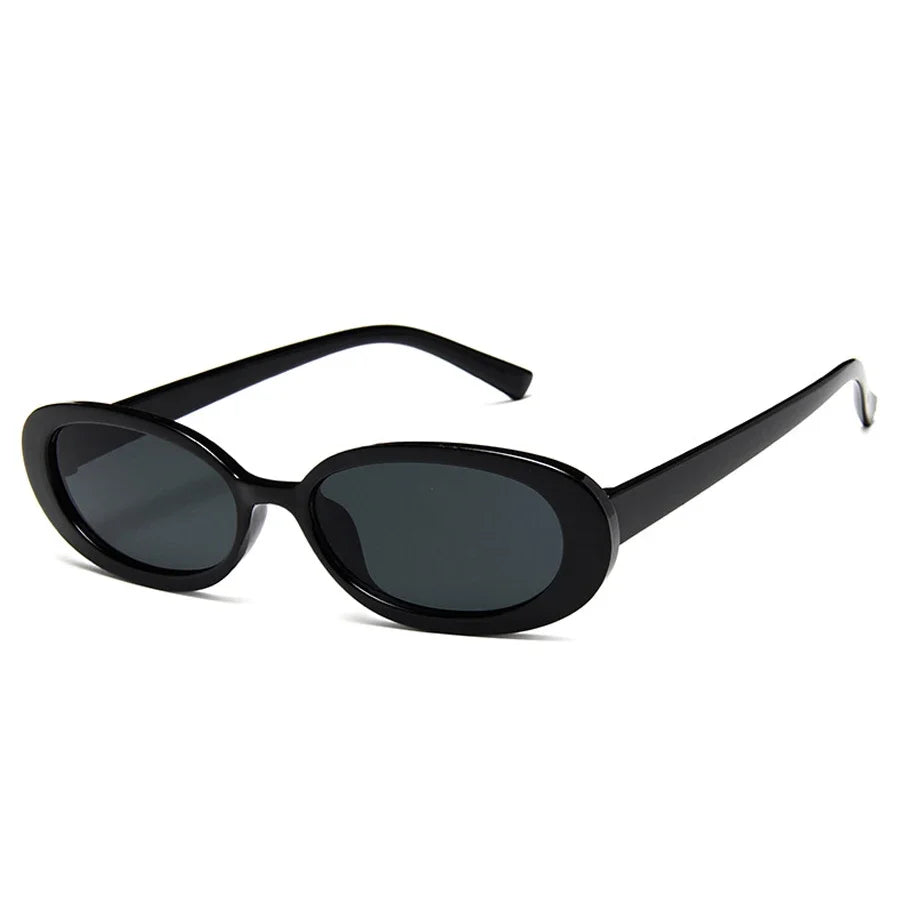 Vintage Oval UV400 Sunglasses for Women