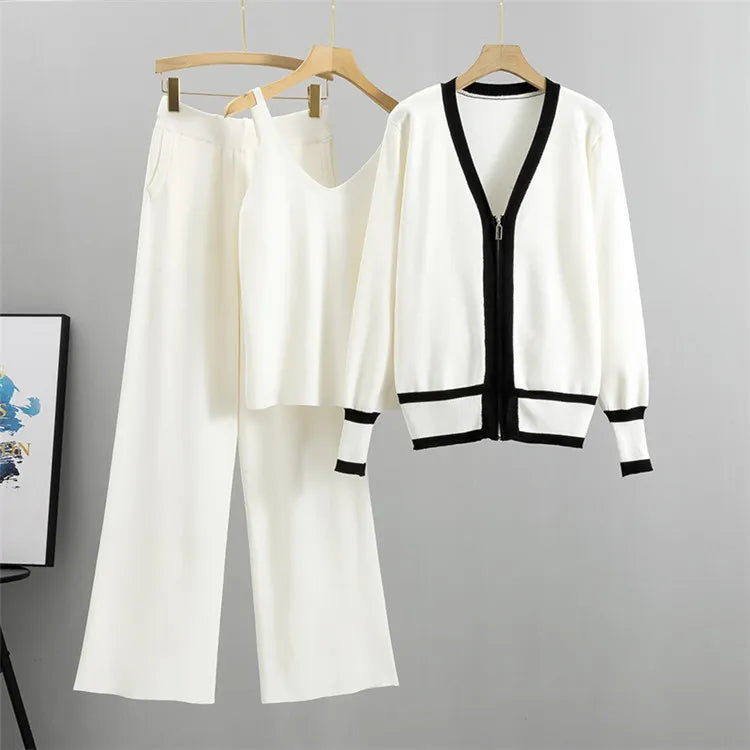 Women's Elegant 3-Piece Set - Mix-and-Match Outfit