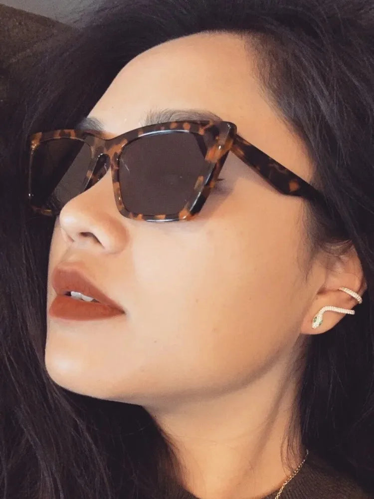 Vintage Square Cat Eye UV400 Sunglasses for Women