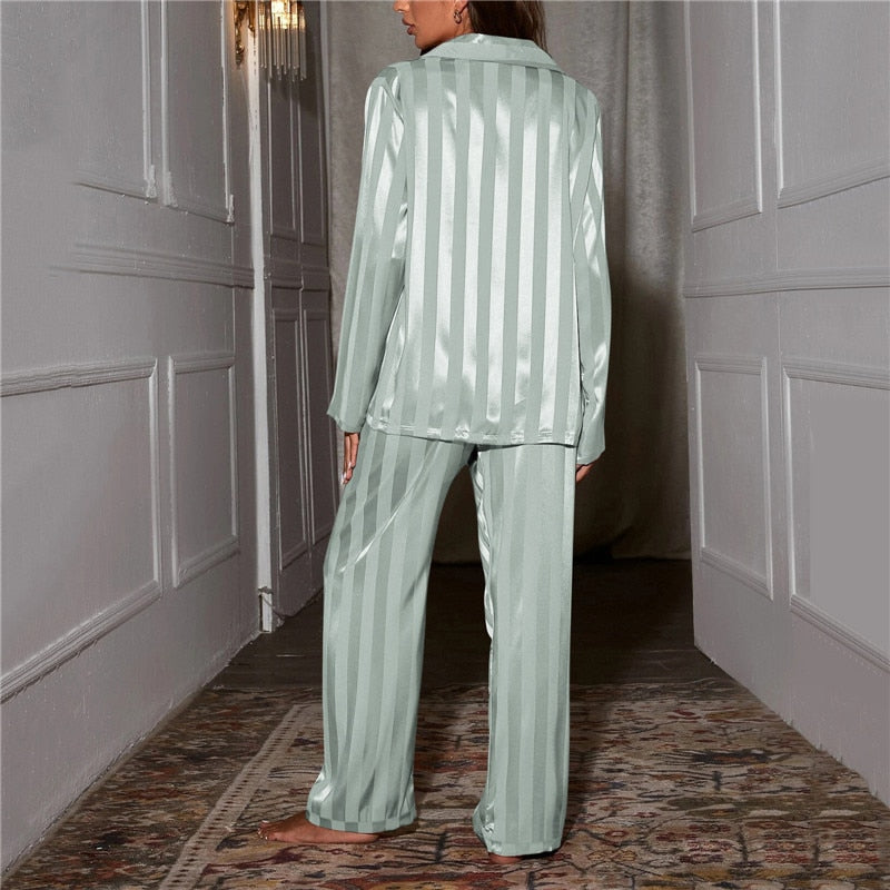 Women's Pyjama Set - Long Sleeve and Button Up