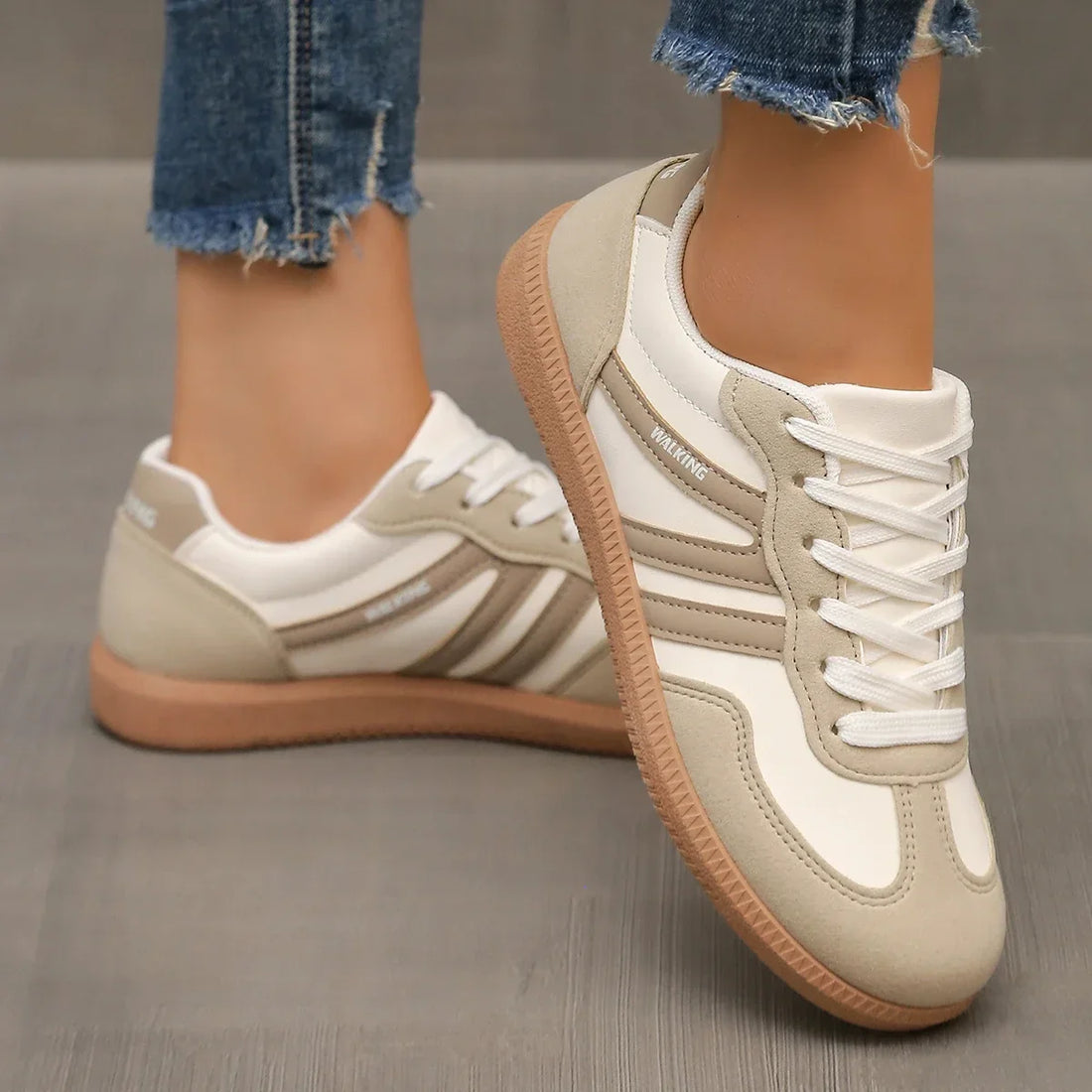 Supportive Lightweight Walking Sneakers for Women