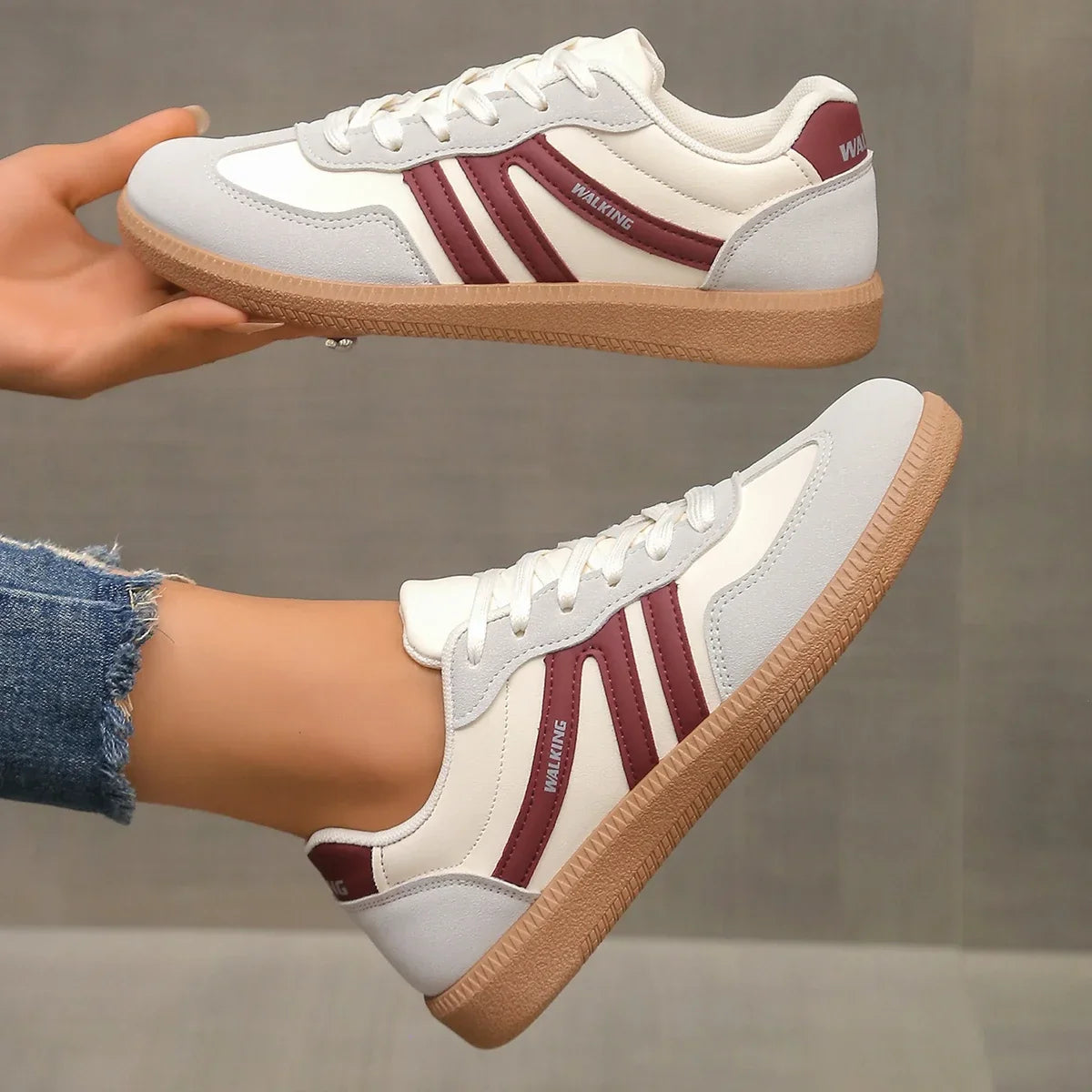 Supportive Lightweight Walking Sneakers for Women