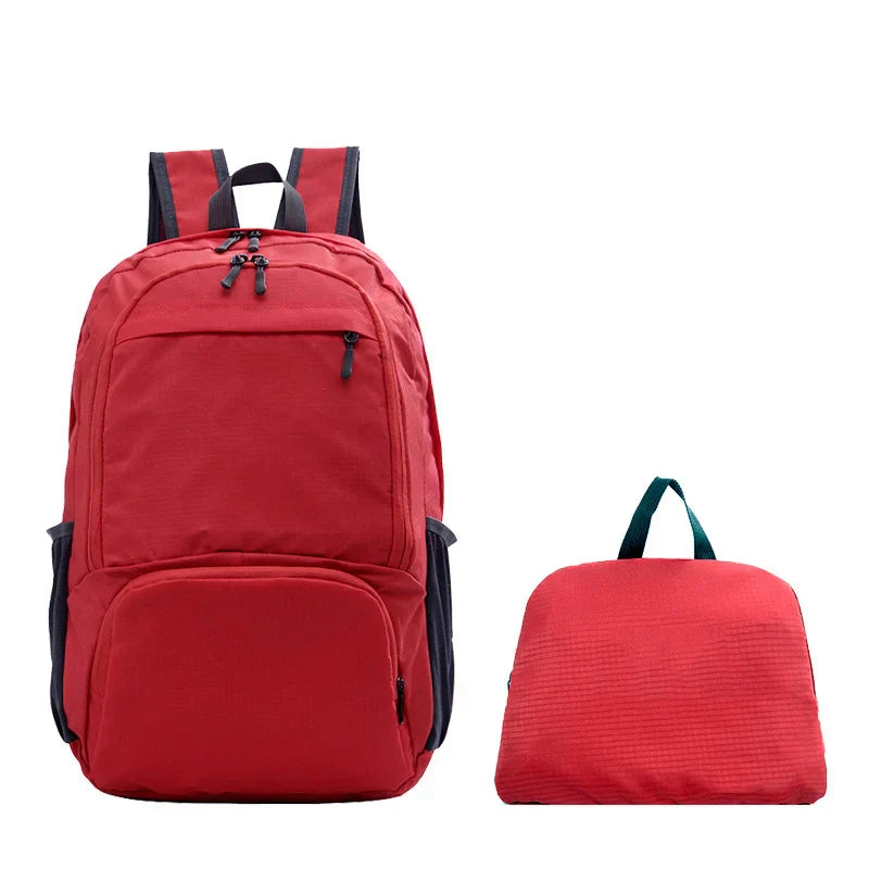 Unisex Lightweight Foldable Travel Backpack - Waterproof & Organised