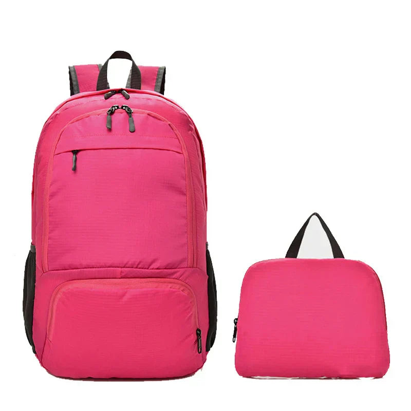 Unisex Lightweight Foldable Travel Backpack - Waterproof & Organised